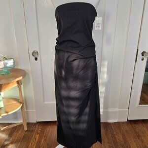 A New Day strapless black jersey dress size M